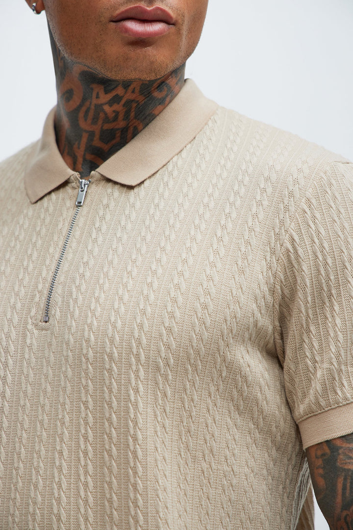 Caddie Short Sleeve Polo - Cream