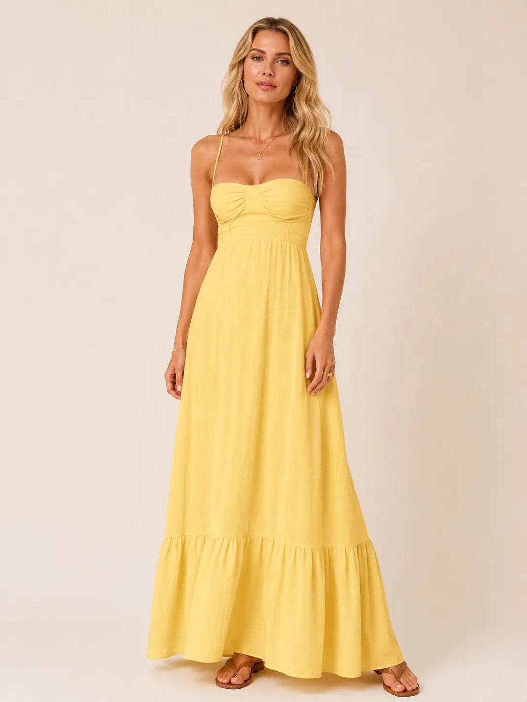 Natalia™ | Vestido Maxi Fluido Corazón