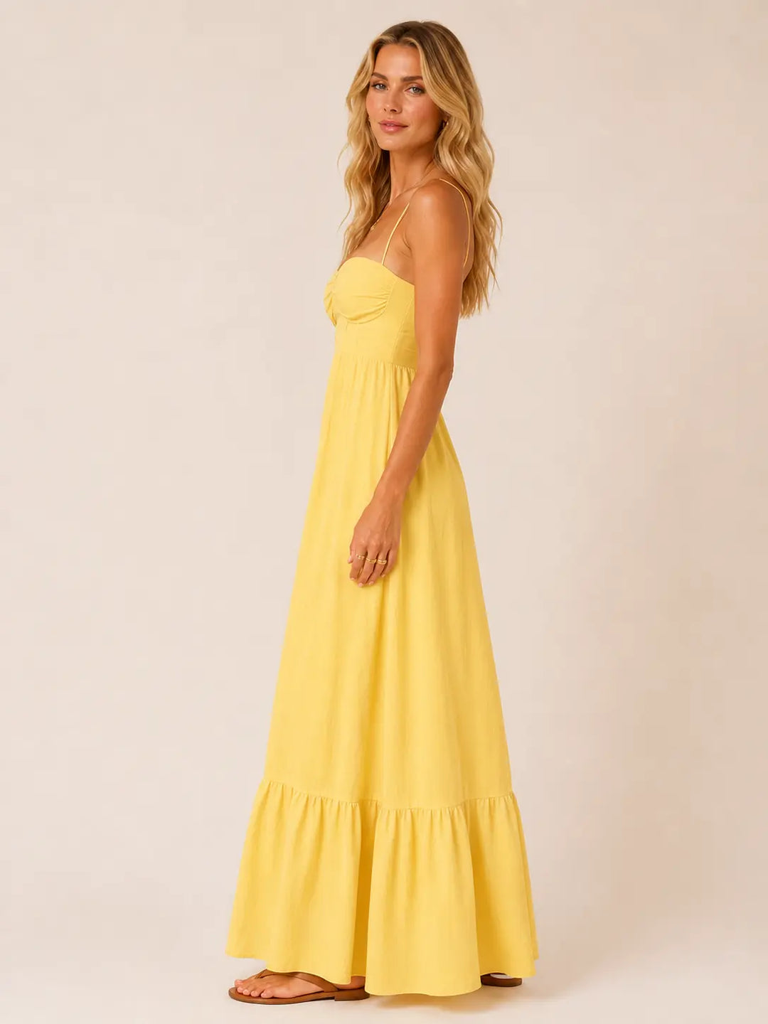 Natalia™ | Vestido Maxi Fluido Corazón