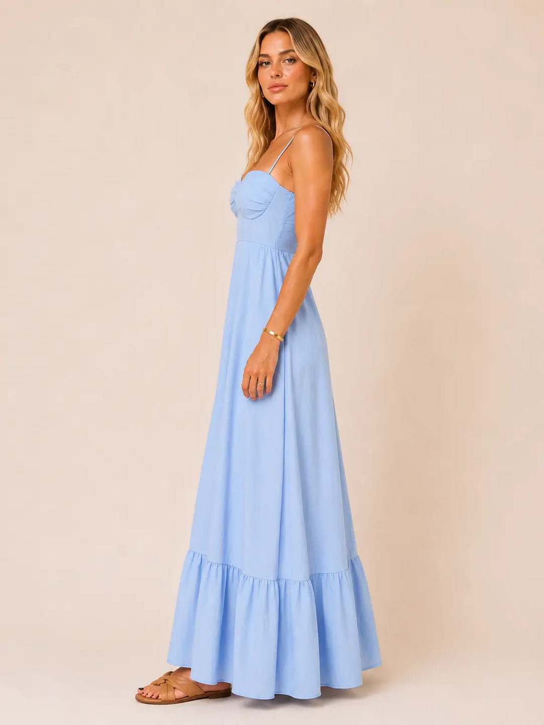 Natalia™ | Vestido Maxi Fluido Corazón