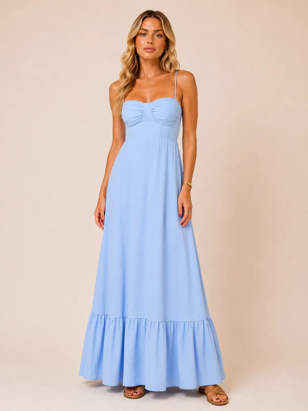 Natalia™ | Vestido Maxi Fluido Corazón