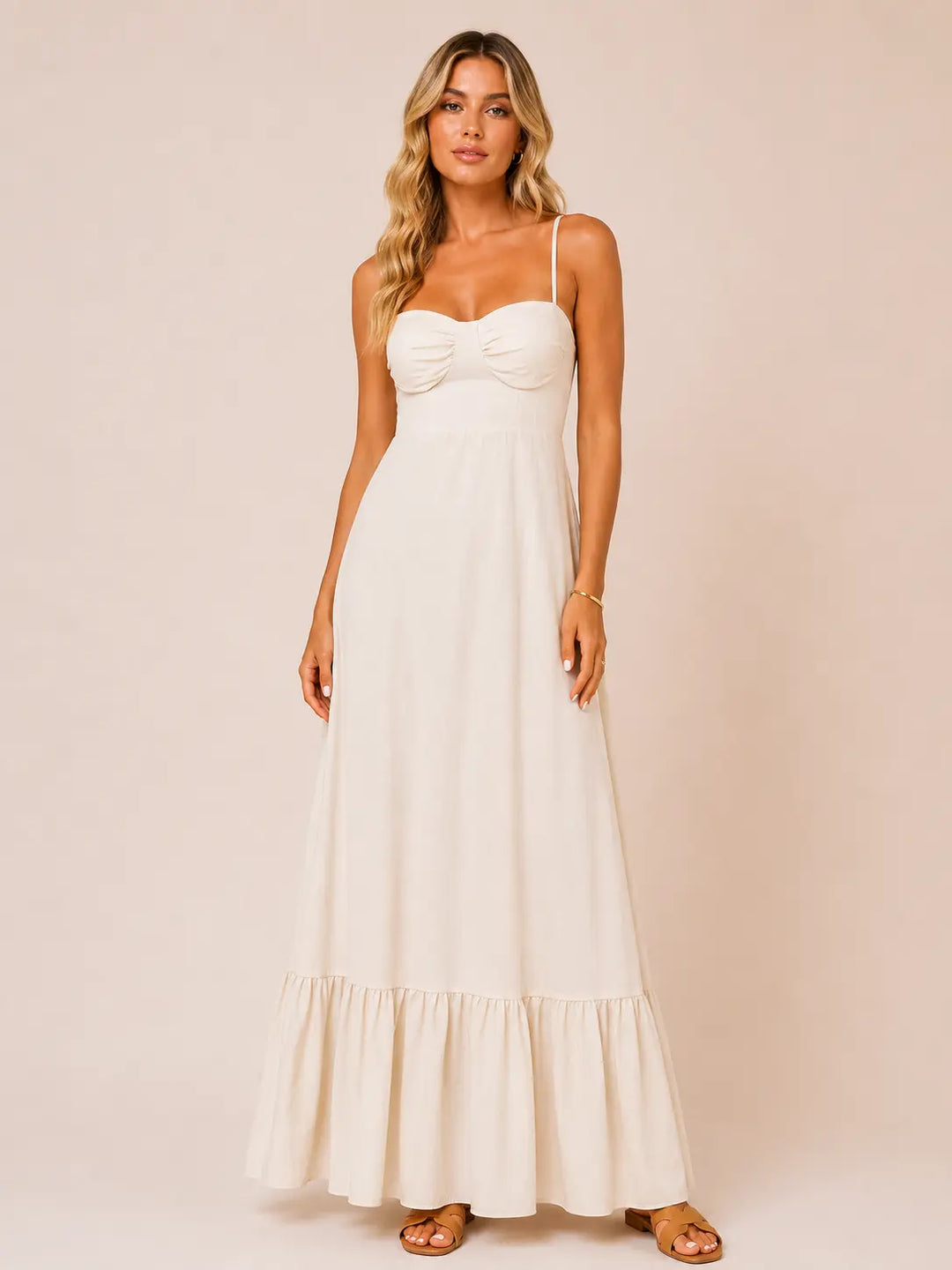 Natalia™ | Vestido Maxi Fluido Corazón