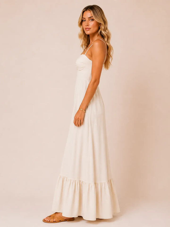 Natalia™ | Vestido Maxi Fluido Corazón
