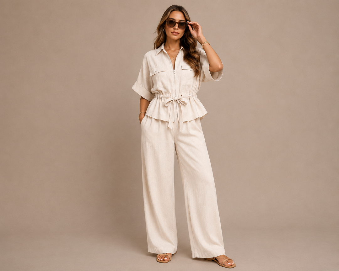 Capri™ | Conjunto de camisa y pantalón