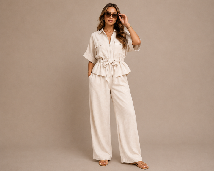 Capri™ | Conjunto de camisa y pantalón