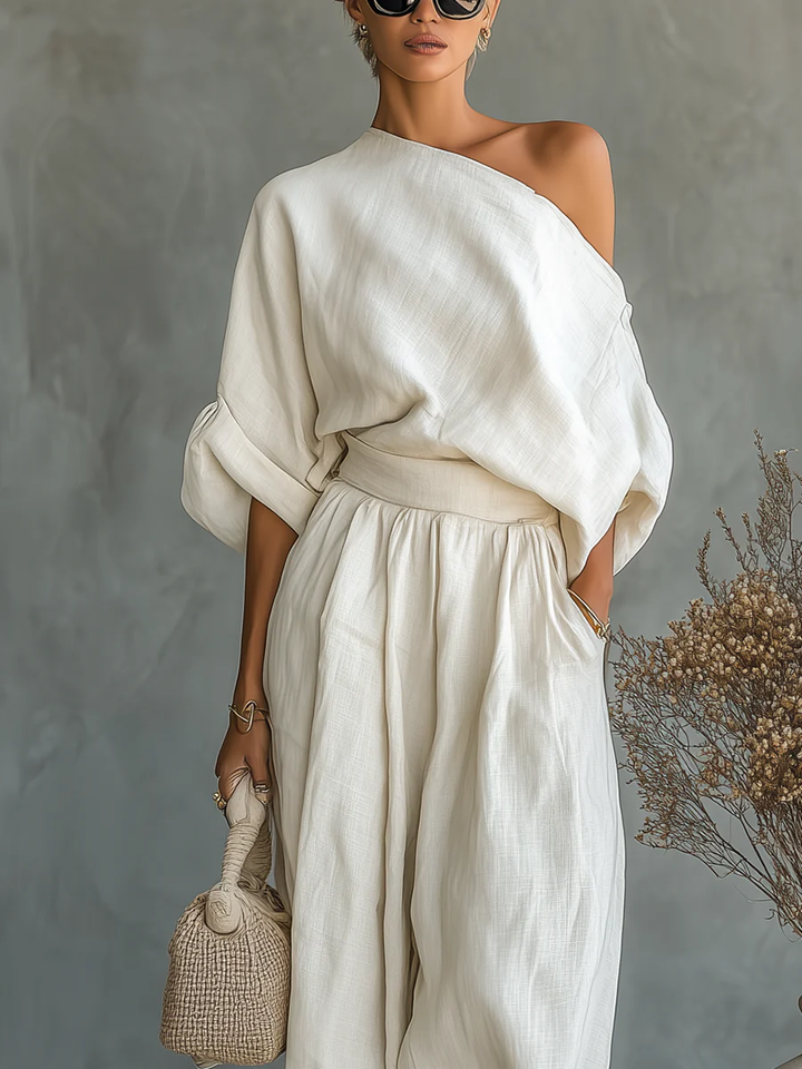 Conjunto Elegante Eleonora | Un Hombro Dos Piezas