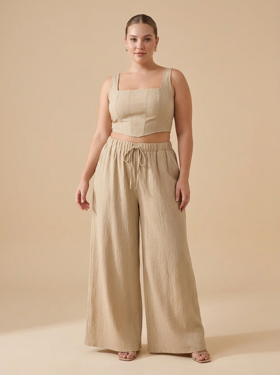 Camila conjunto kaki frontal