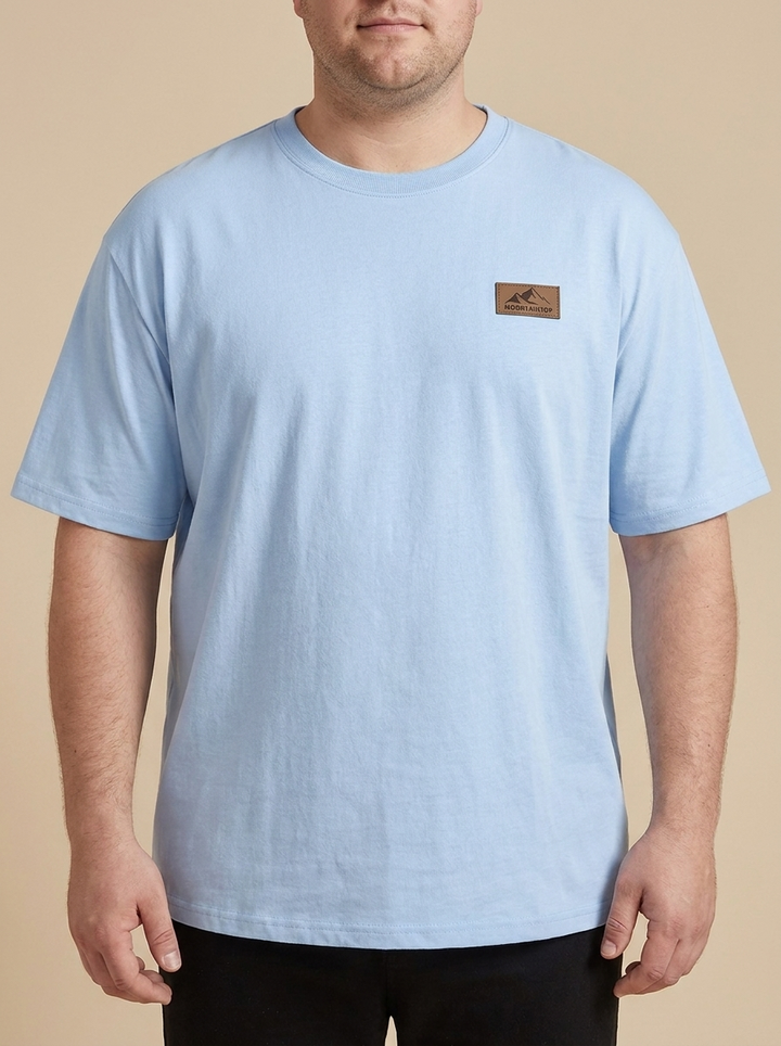 Camiseta Esencial color glaciar, vista frontal