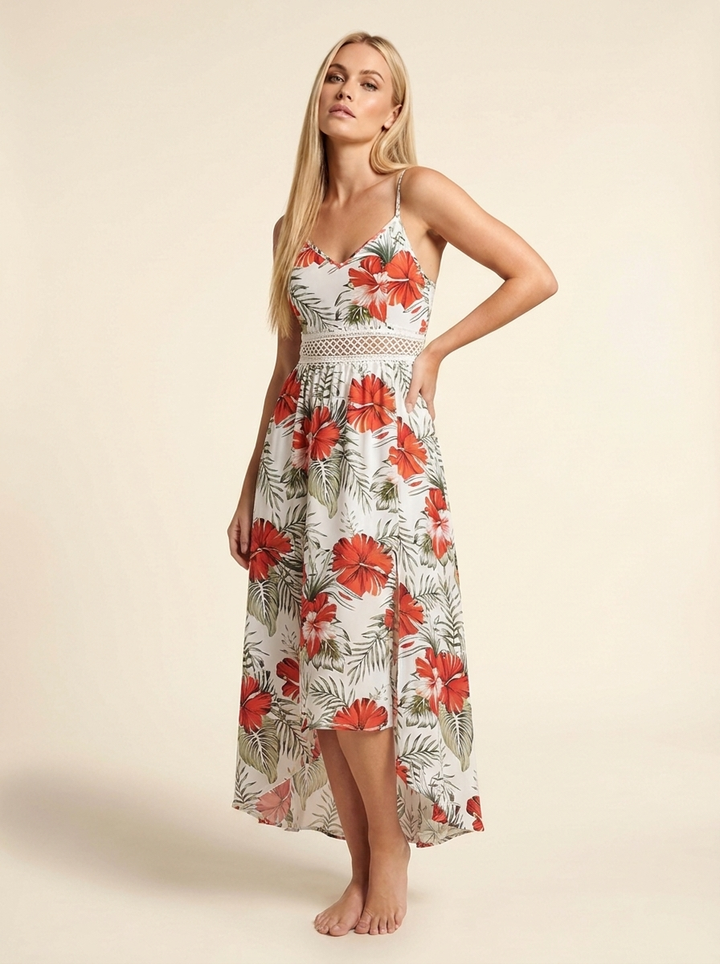 Marina™ | Vestido Midi Camisero Fruncido