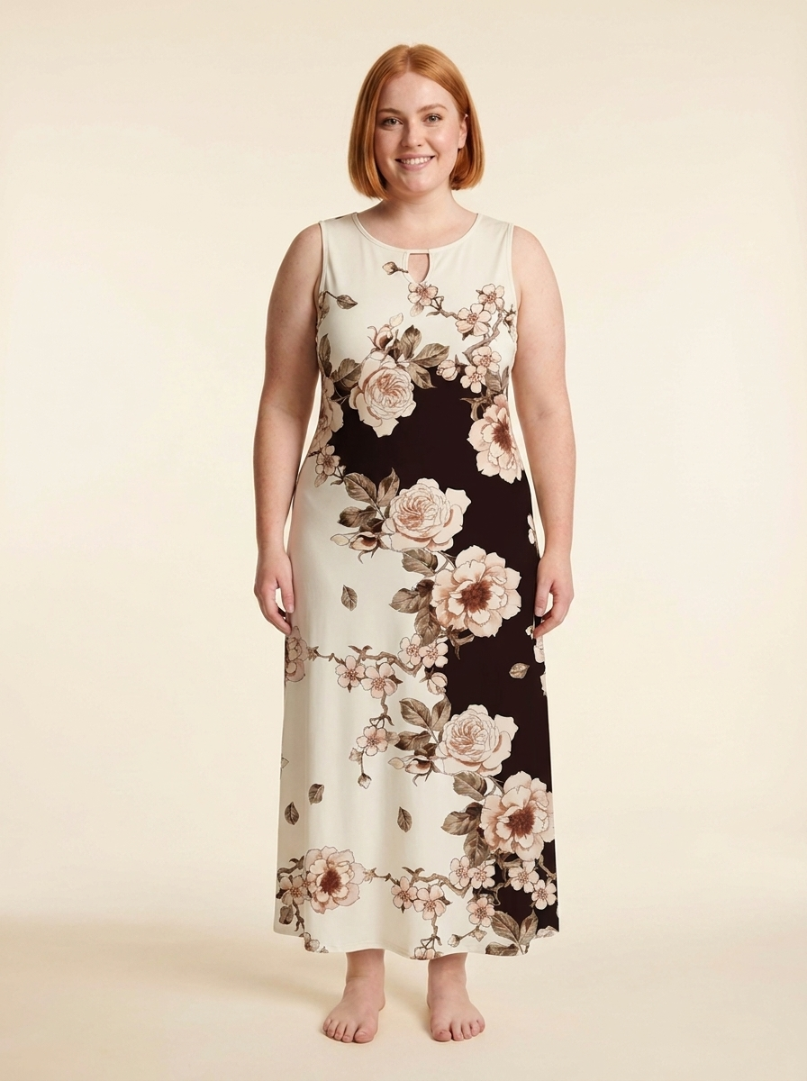 Rosa™ | Vestido Maxi Floral Fluido
