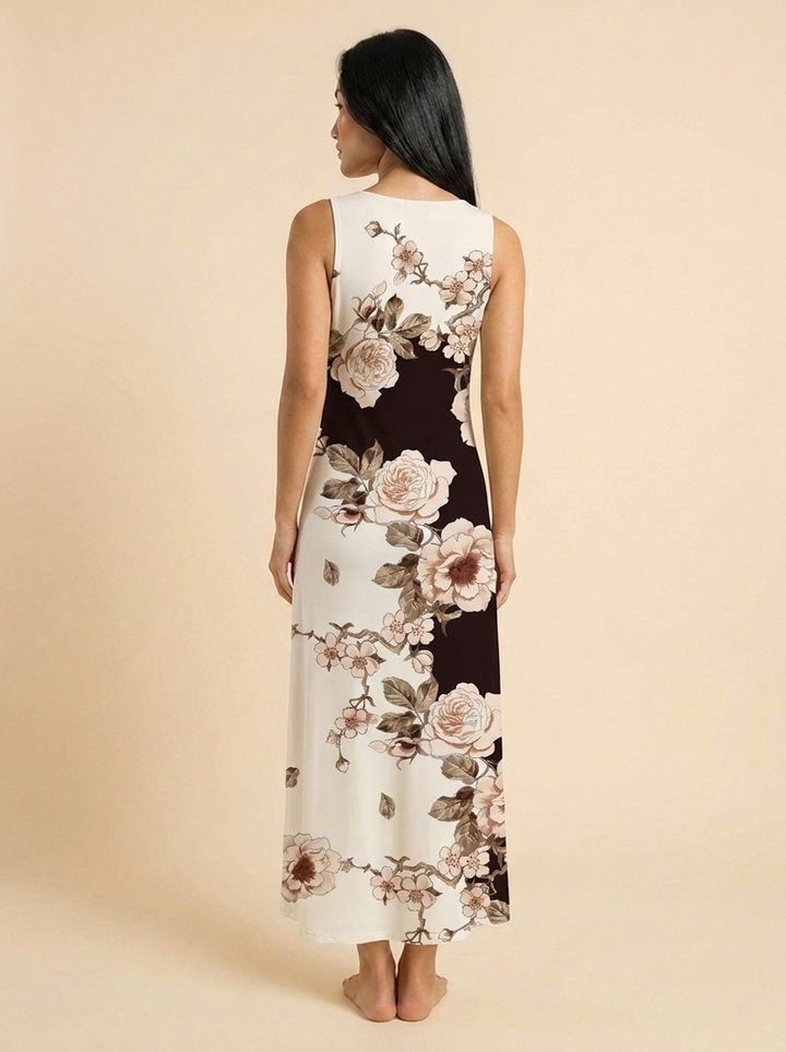 Rosa™ | Vestido Maxi Floral Fluido