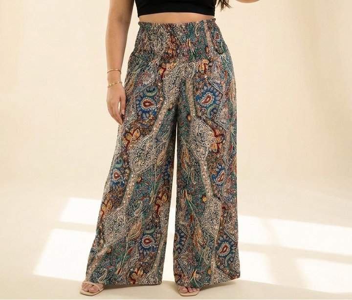 Rocío™ | Pantalón Palazzo Boho