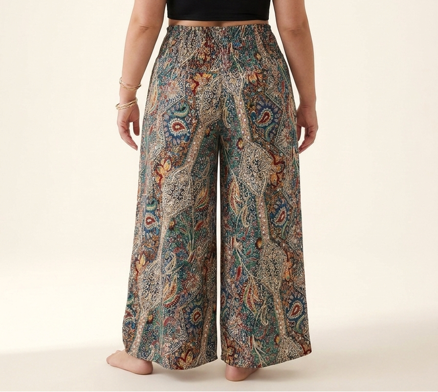 Rocío™ | Pantalón Palazzo Boho