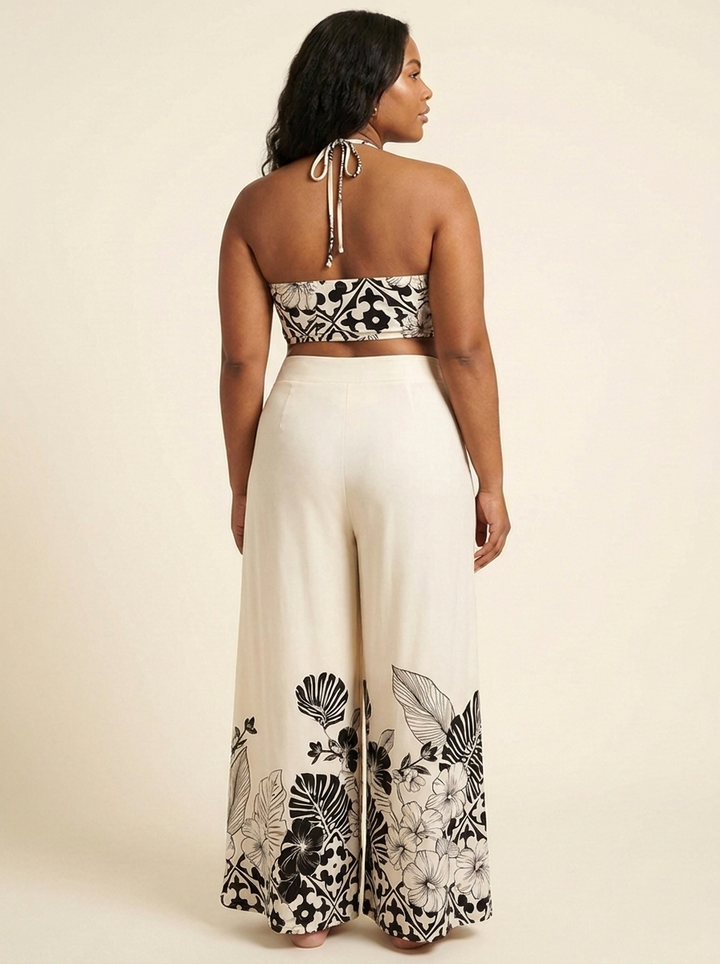 Daniela™ | Conjunto Halter Tropical