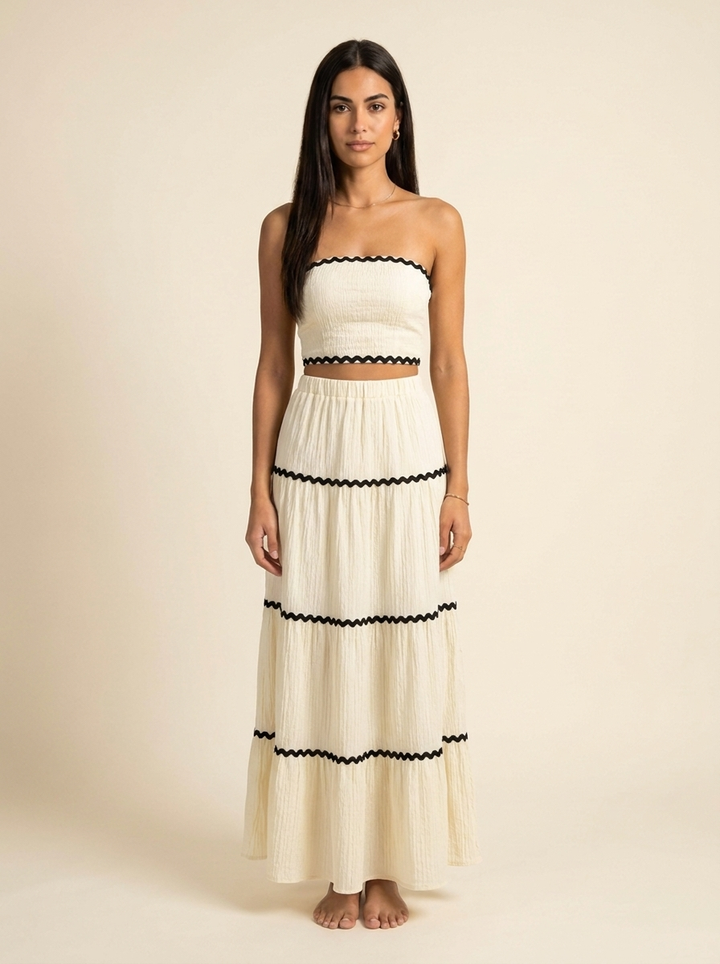 Valentina™ | Conjunto Falda Escalonada