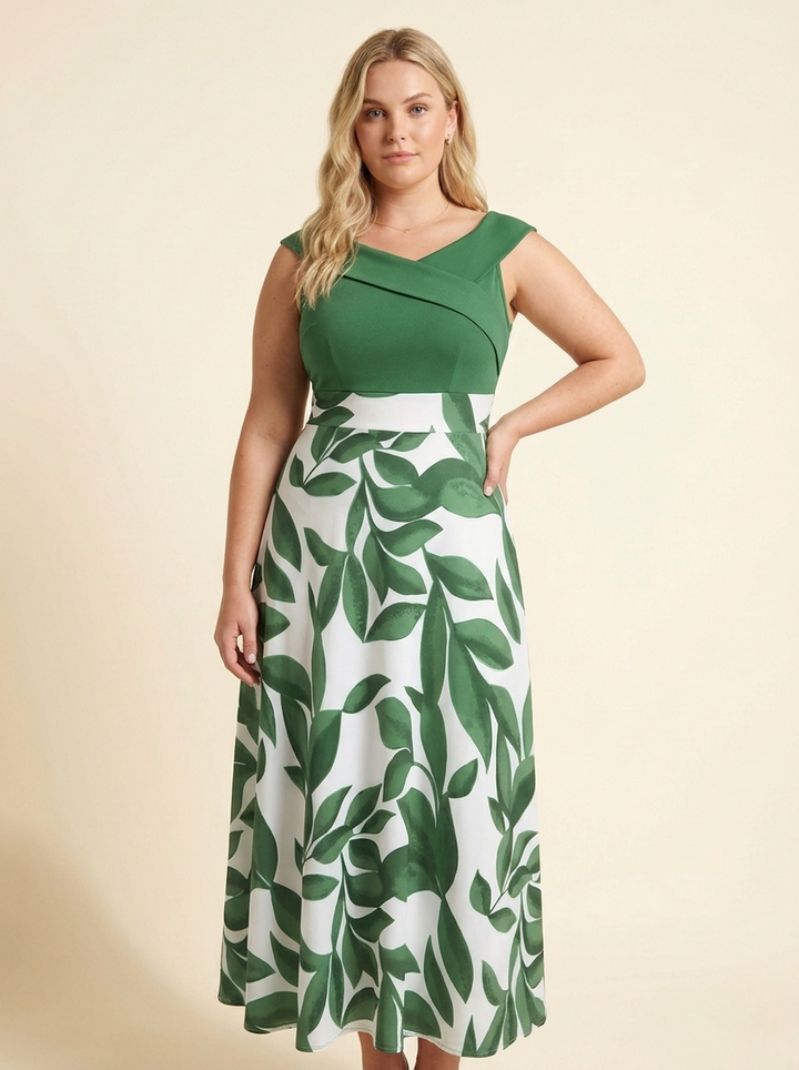 Marina™ | Vestido Maxi Asimétrico Bloom
