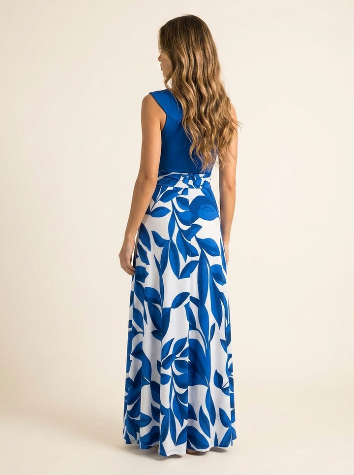 Marina™ | Vestido Maxi Asimétrico Bloom