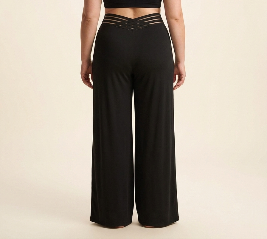 Selena™ | Pantalón Alta Malla Cruzada