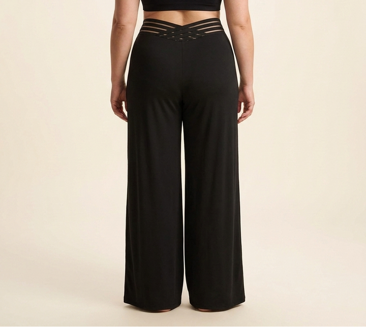 Selena™ | Pantalón Alta Malla Cruzada