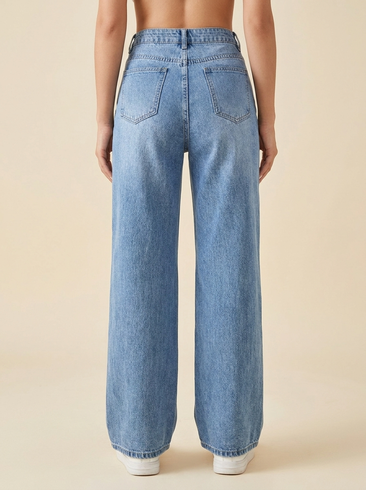 Zurita™ | Jeans Wide Leg Rotos