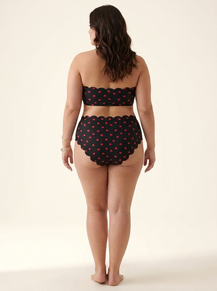 Paula™ | Bikini Bandeau Lunares Romance