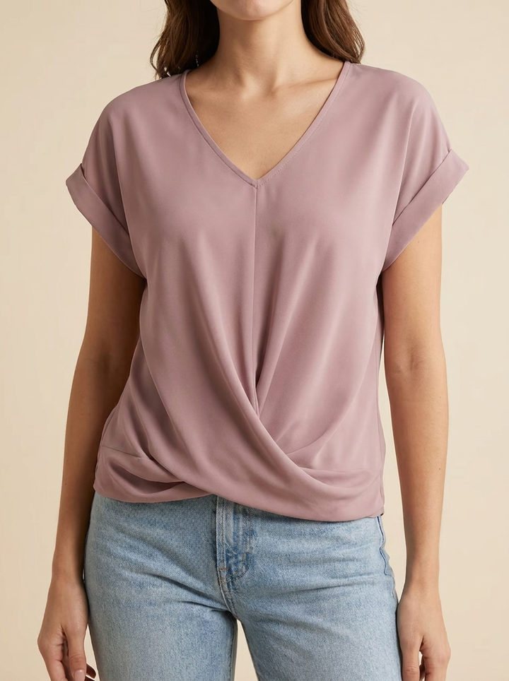 Nerea™ | Top Cruzado Escote Pico