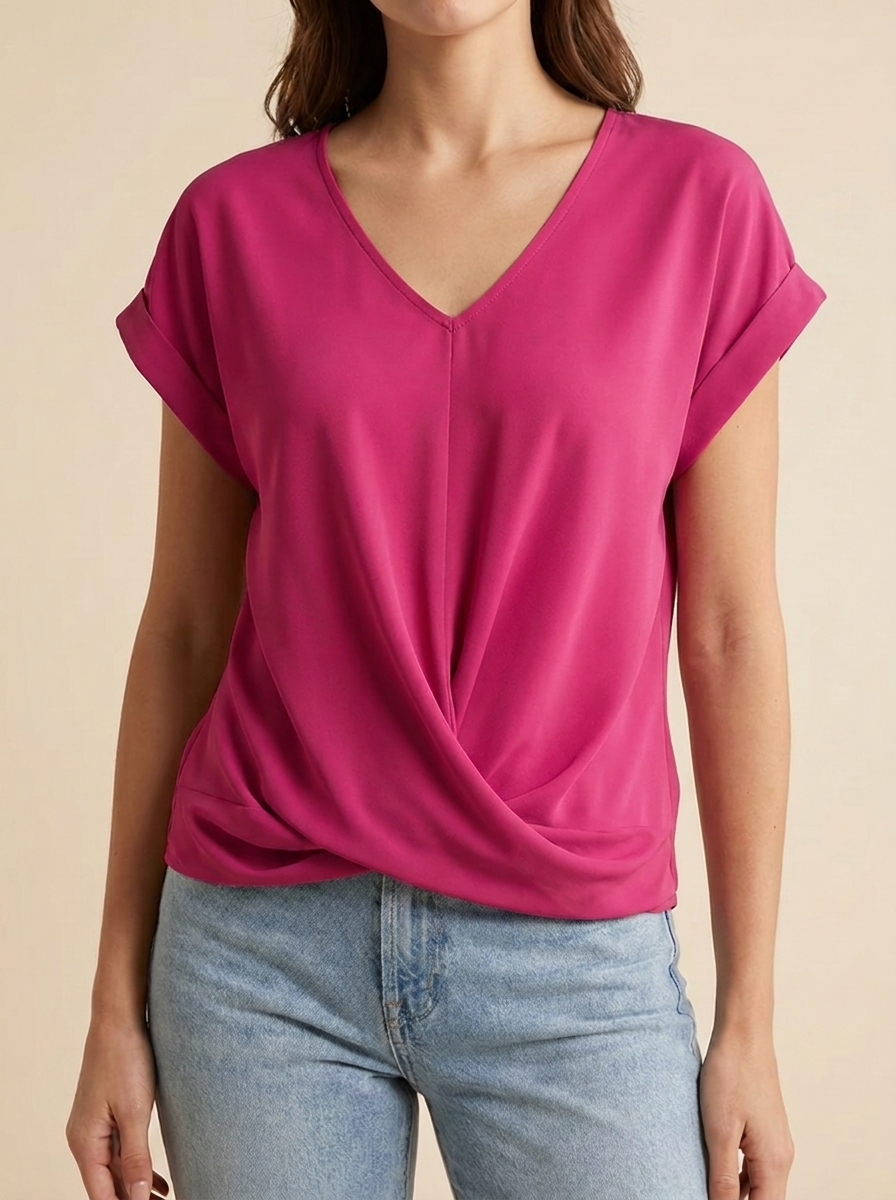 Nerea™ | Top Cruzado Escote Pico