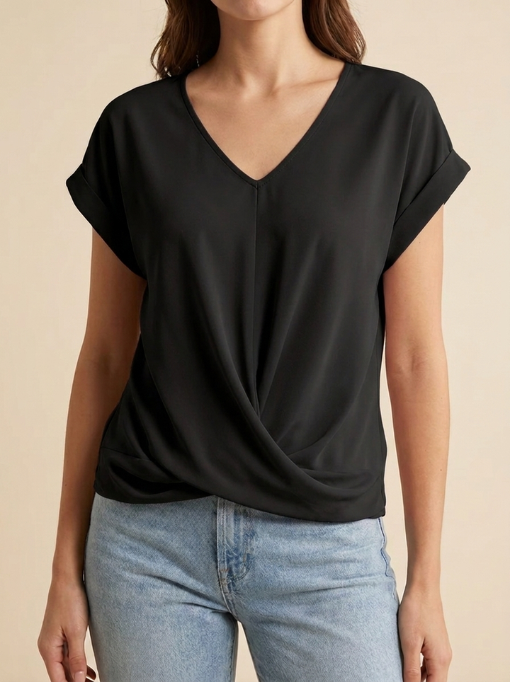 Nerea™ | Top Cruzado Escote Pico