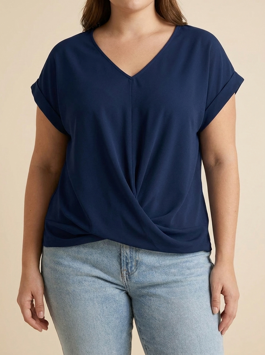 Nerea™ | Top Cruzado Escote Pico