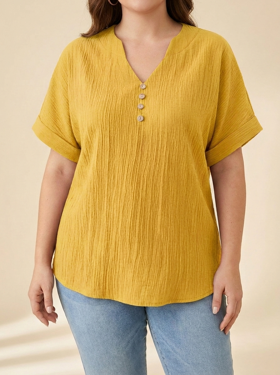 Alicia™ | Blusa Fluida Botones