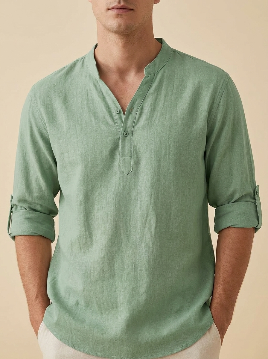 Emilio™ | Camisa Lino Trotamundos