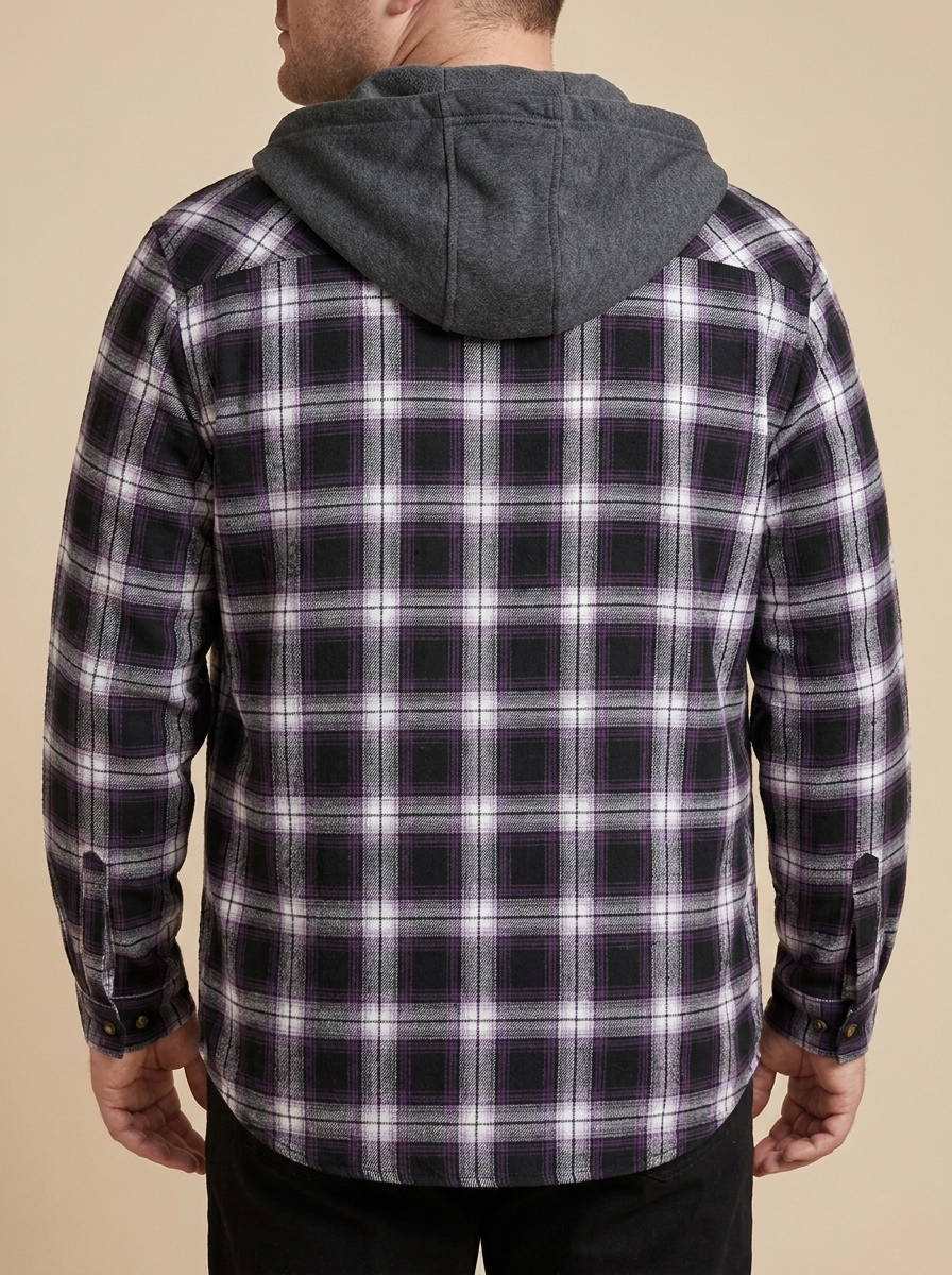 Iván™ | Sudadera Capucha Cuadros