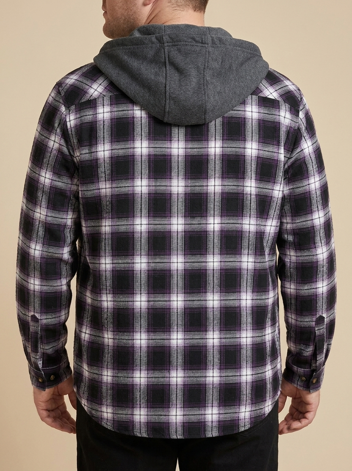 Iván™ | Sudadera Capucha Cuadros