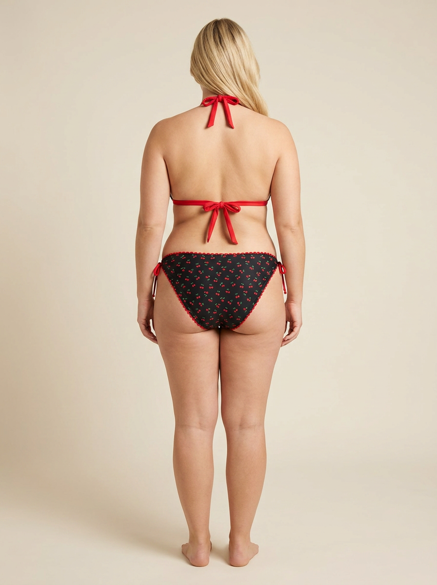 Guinda™ | Bikini Triangular Cerezas