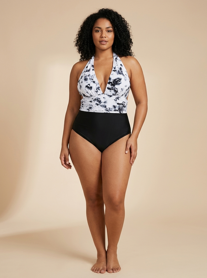 Bruma™ | Bañador Halter Difuminado