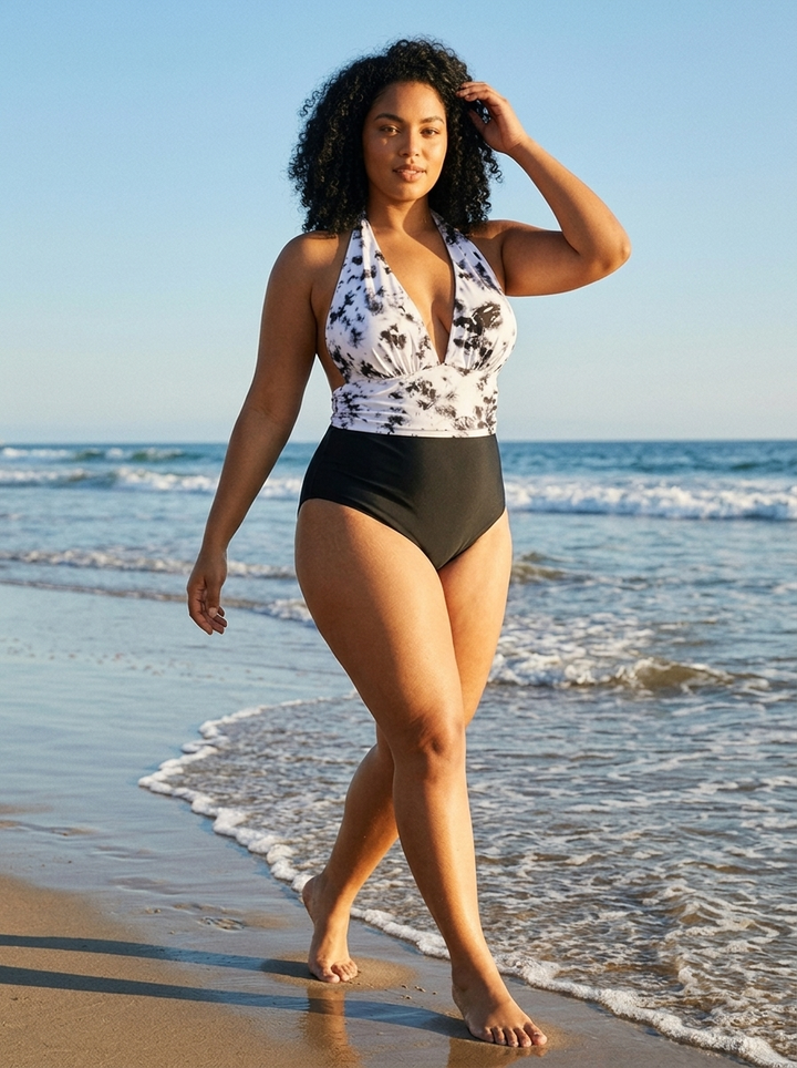Bruma™ | Bañador Halter Difuminado