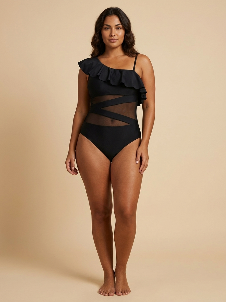 Dune™ | Bañador Malla Hombro Descubierto