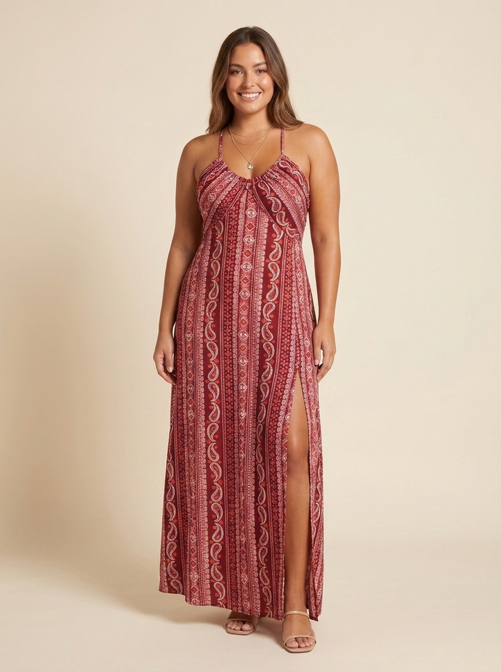 Paloma™ | Vestido Maxi Boho Cruzado
