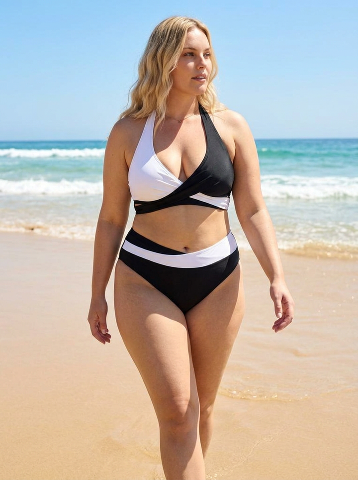 Nadia™ | Bikini Halter Cruzado